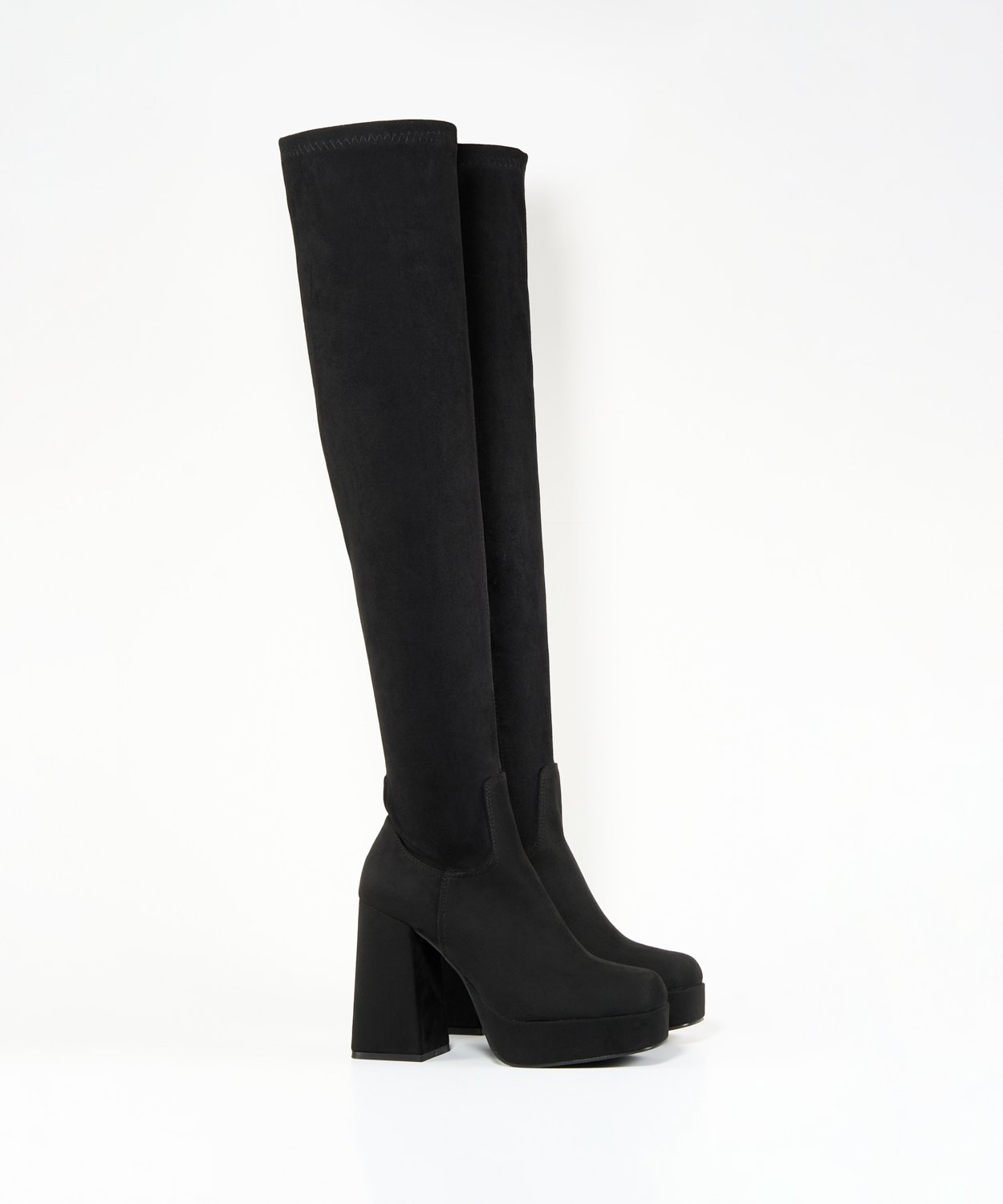 Botas plataforma mosqueteras image number null